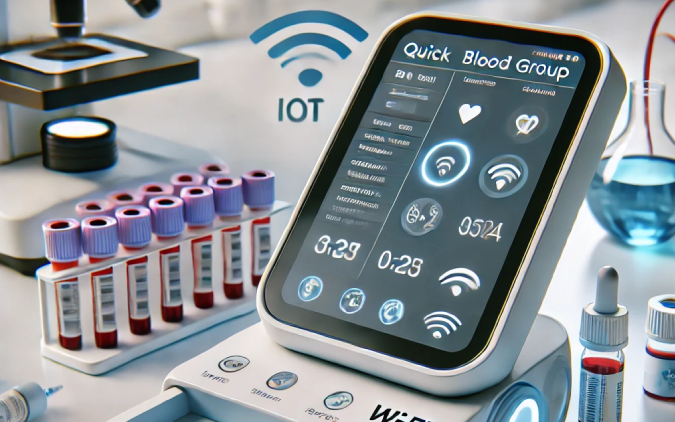 SciTrix IOT BASED BLOOD GROUP IDENTIFIER